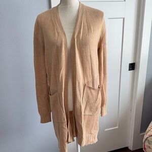 Lululemon Tan Open-Front Women's Sweater